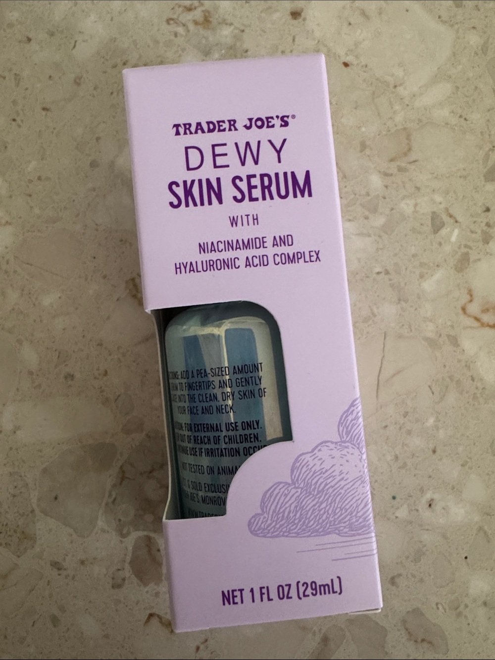 Trader Joe's Dewy Skin Serum - Lavender Pink